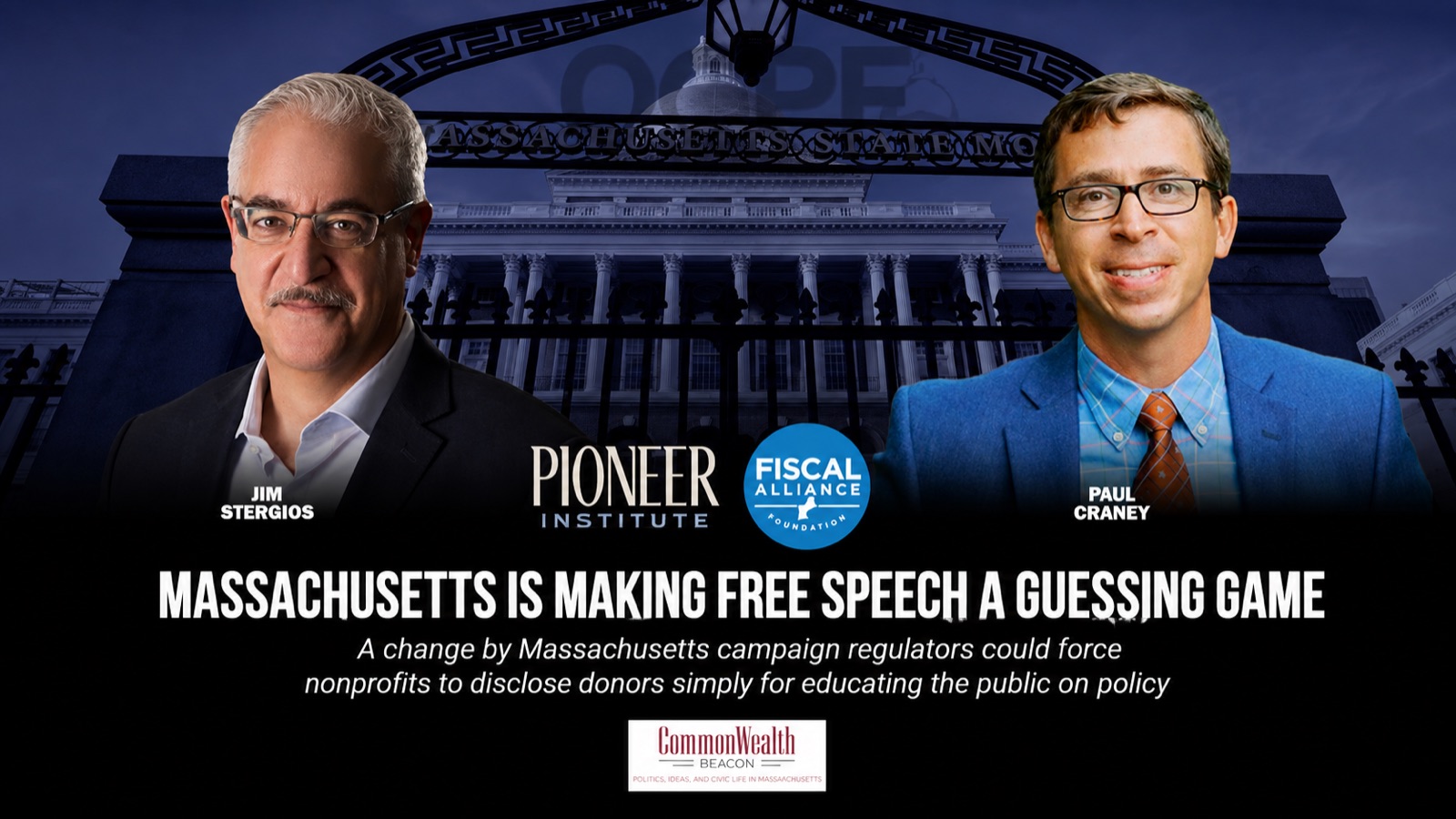Massachusetts is making free speech a guessing game — Jim Stergios and Paul Craney, published in CommonWealth Beacon