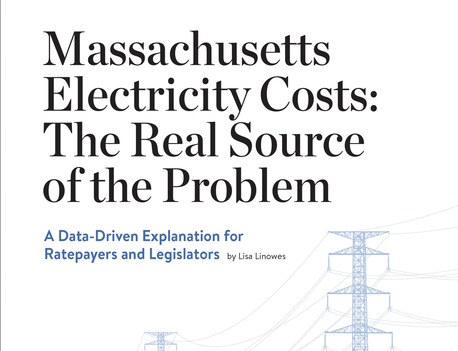 Massachusetts electric costs: the real source of the problem